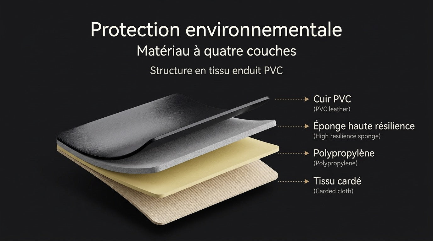 Organisateur de Siège en similicuir premium