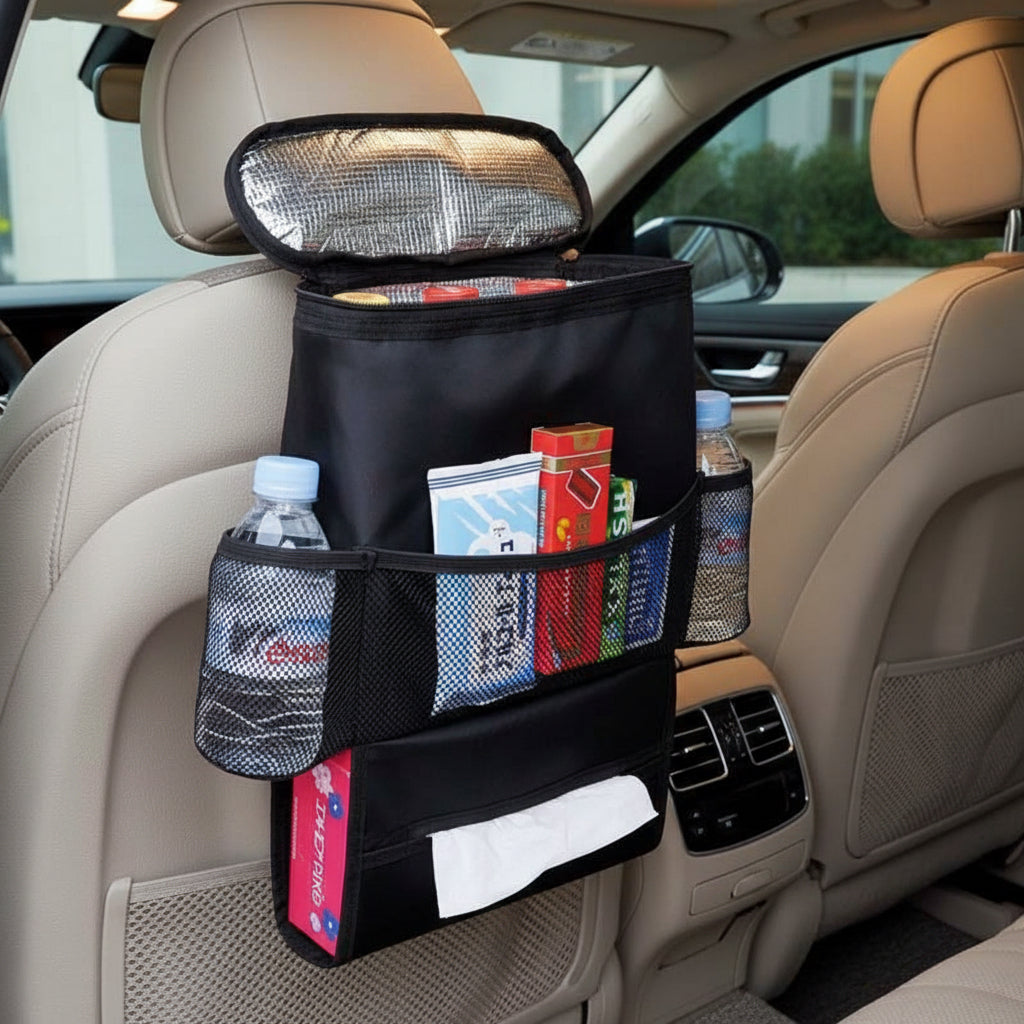 Organisateur de siège avec isolation thermique