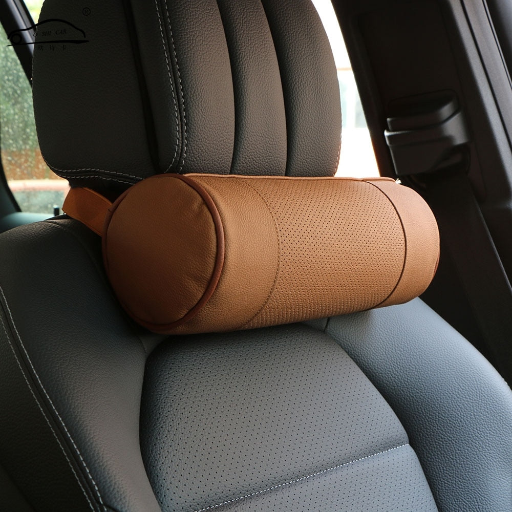Oreiller cylindrique pour siège de voiture