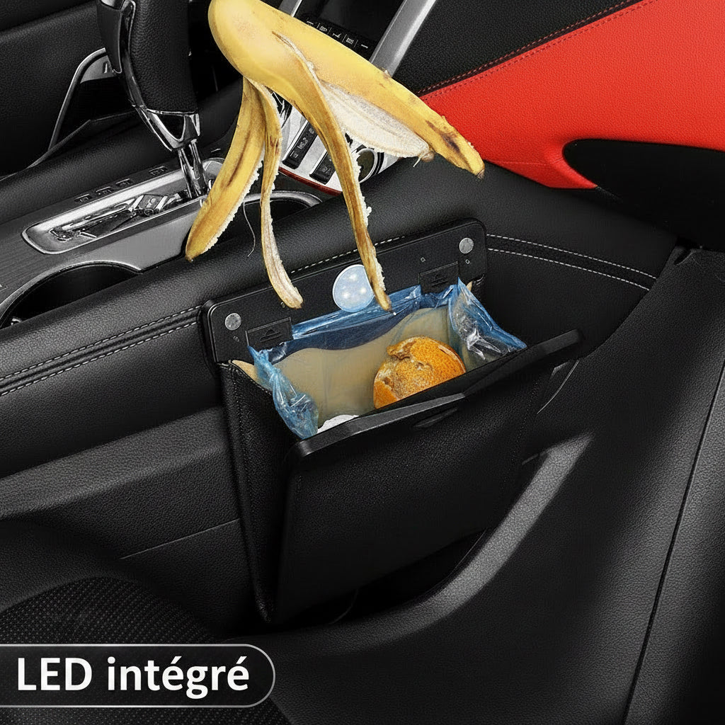 Poubelle led de voiture